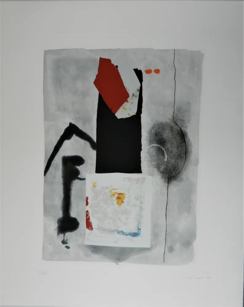 蚀刻飞尘法 Santomaso - Utitled