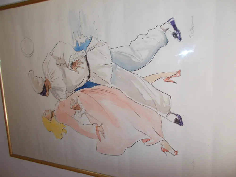 石版画 Sarno - Le Bal