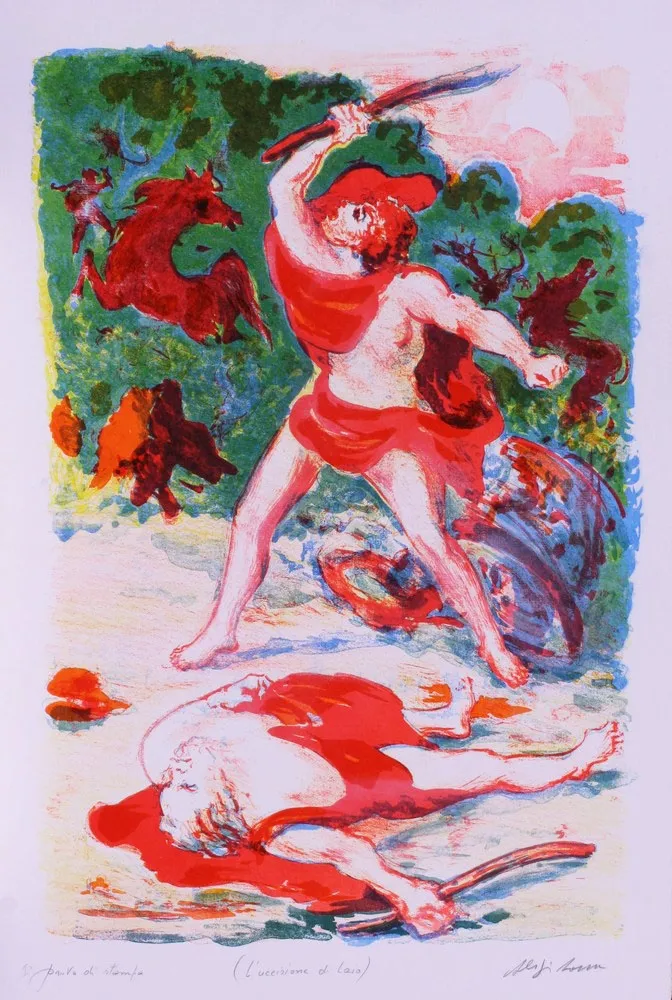 无技术 Sassu - L'UCCISIONE DI LAIO