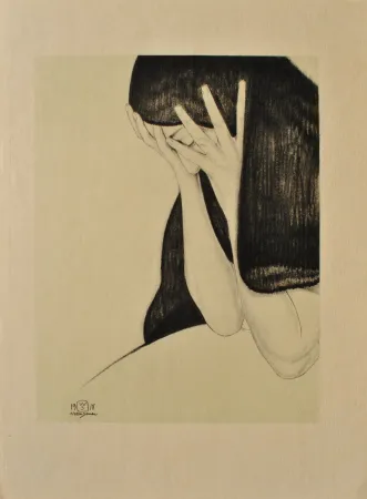 版画 Sauer - Inutile regret