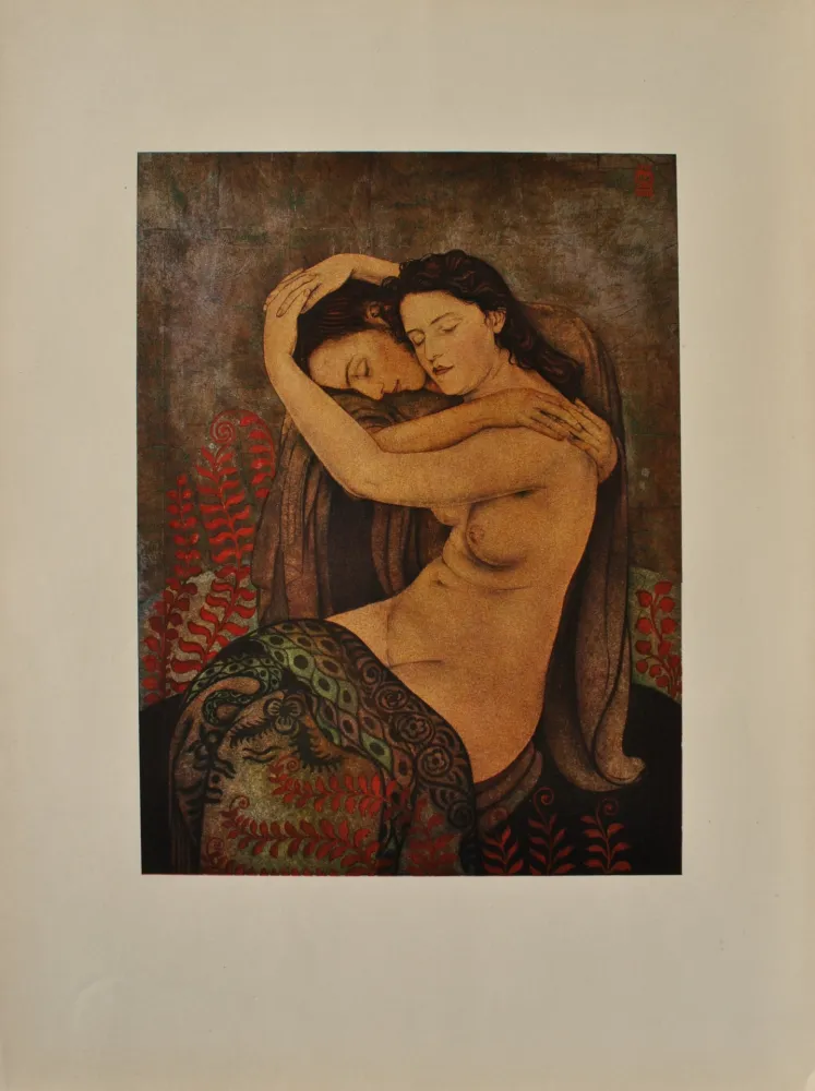 版画 Sauer - La Tendresse