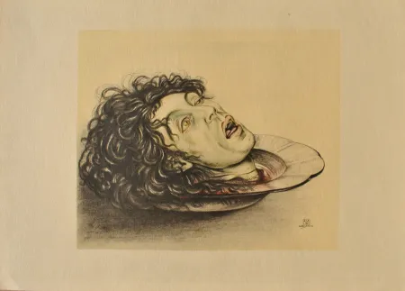 版画 Sauer - Saint Jean Baptiste