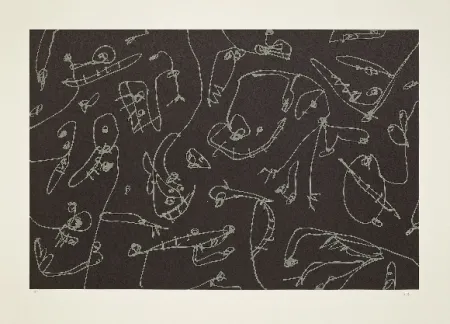 石版画 Saura - Abierta 5