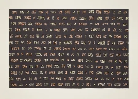 石版画 Saura - Abierta 9