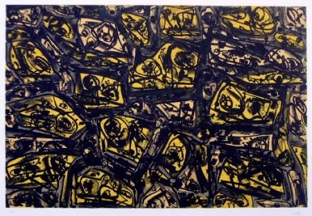 石版画 Saura - Antonio Saura