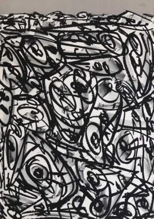 石版画 Saura - Antonio Saura