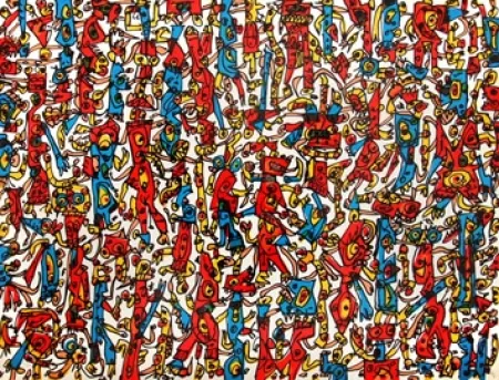 石版画 Saura - Antonio Saura