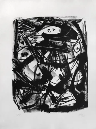 石版画 Saura - Dama II (primer grabado)