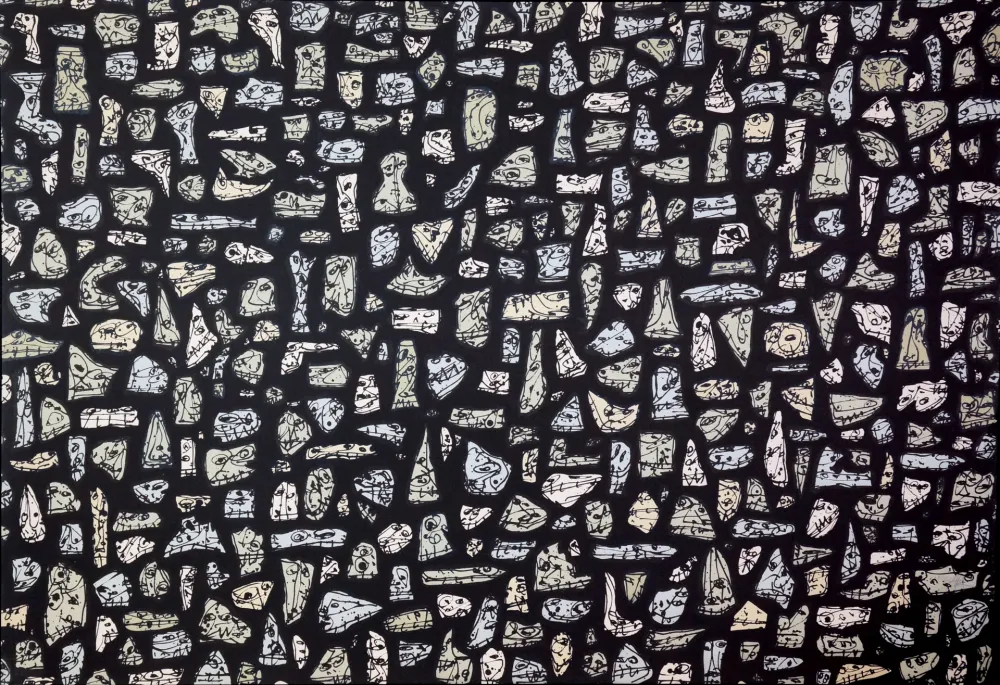 石版画 Saura - Damero