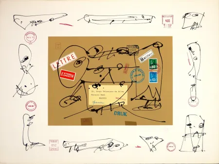 石版画 Saura - Diego Velazquez de Silva