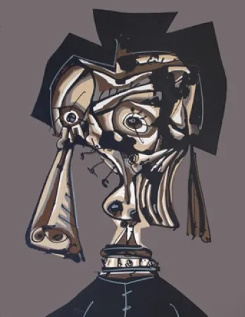 石版画 Saura - Dora Maar IV