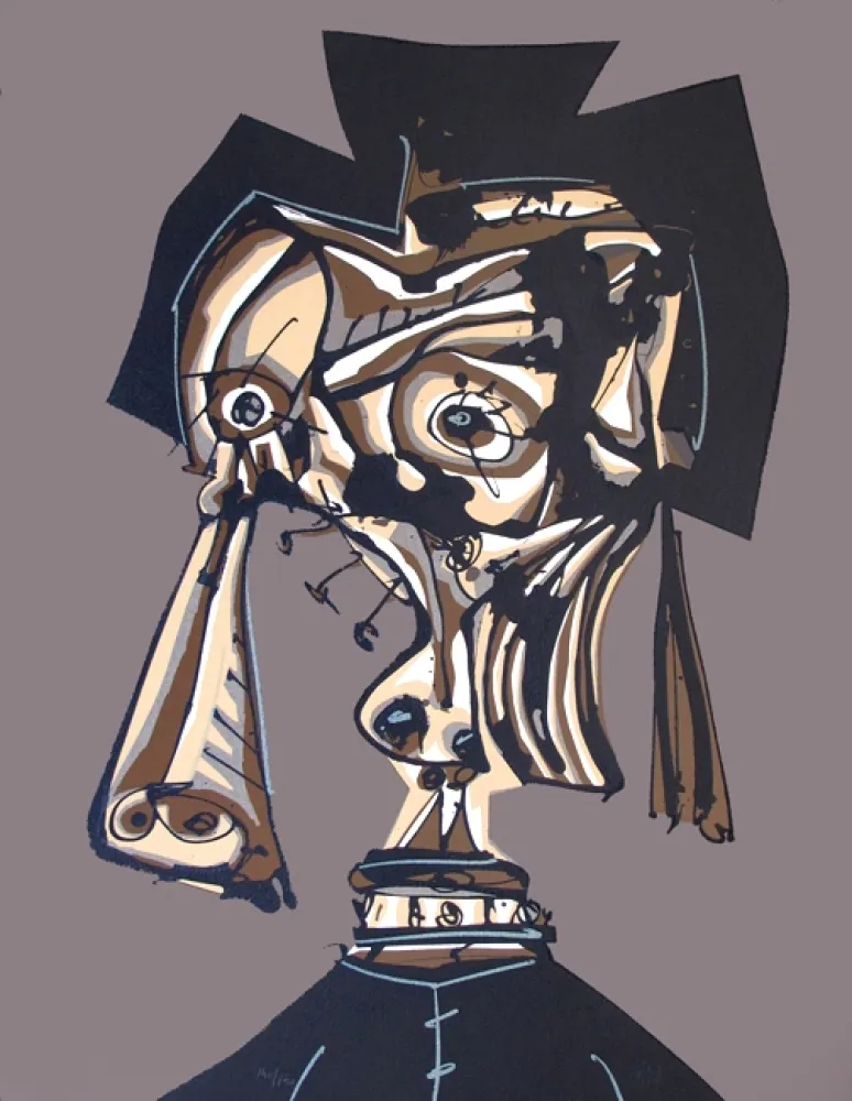 石版画 Saura - Dora Maar IV