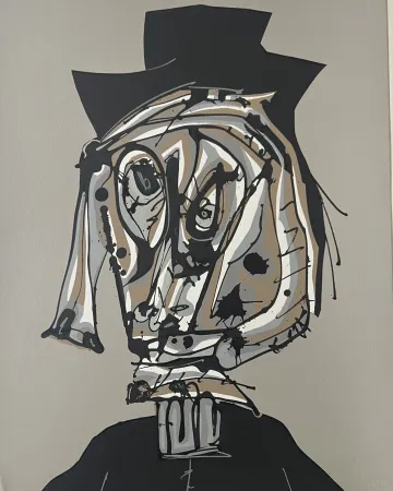 石版画 Saura - Dora Maar Visitada I -  Atelier Clot, Bramsen & Co