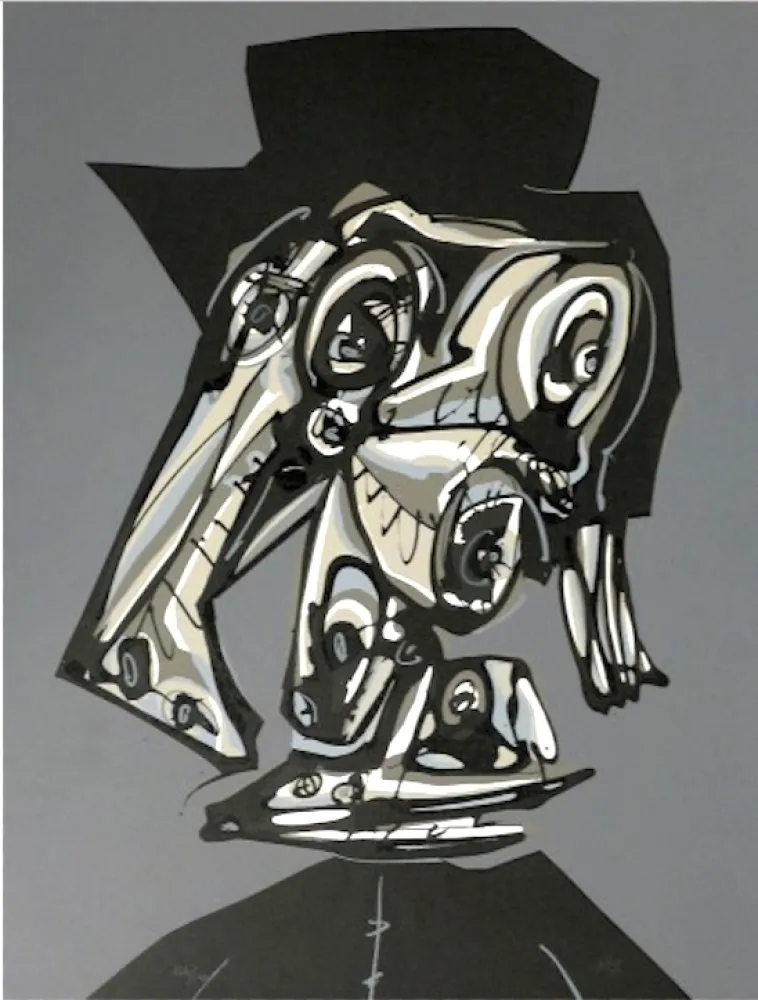 石版画 Saura - Dora Maar Visitada V