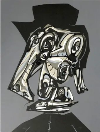 石版画 Saura - Dora Maar Visitada V