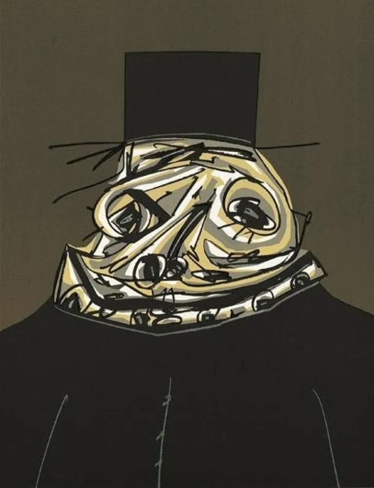 石版画 Saura - Felipe II