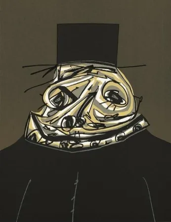 石版画 Saura - Felipe II