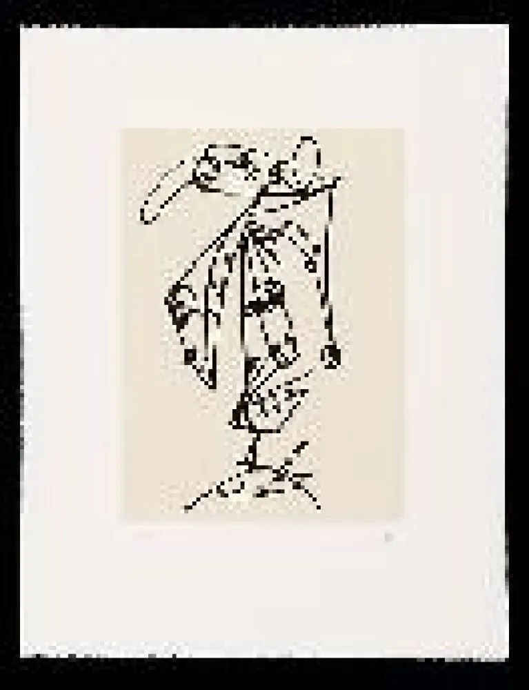 蚀刻飞尘法 Saura - Frauen portrait mit Hut 1