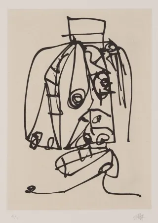 蚀刻飞尘法 Saura - Frauen portrait mit Hut 3