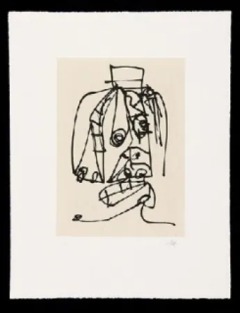 蚀刻飞尘法 Saura - Frauen Portrait mit Hut 3