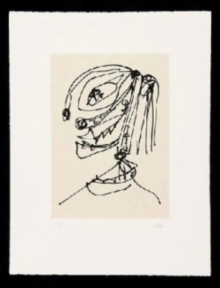 蚀刻飞尘法 Saura - Frauen Portrait mit Hut 4