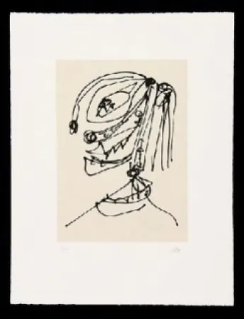 蚀刻飞尘法 Saura - Frauen Portrait mit Hut 4