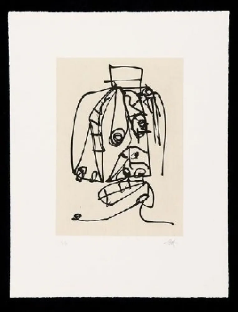 蚀刻飞尘法 Saura - Frauen Portrait Mit Hut - 8 etchings