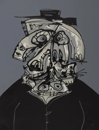 石版画 Saura - Galeria de America