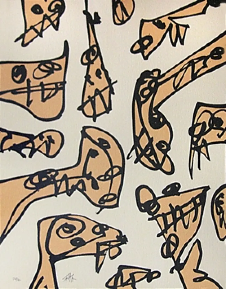 石版画 Saura - Inharmoniques (1991)