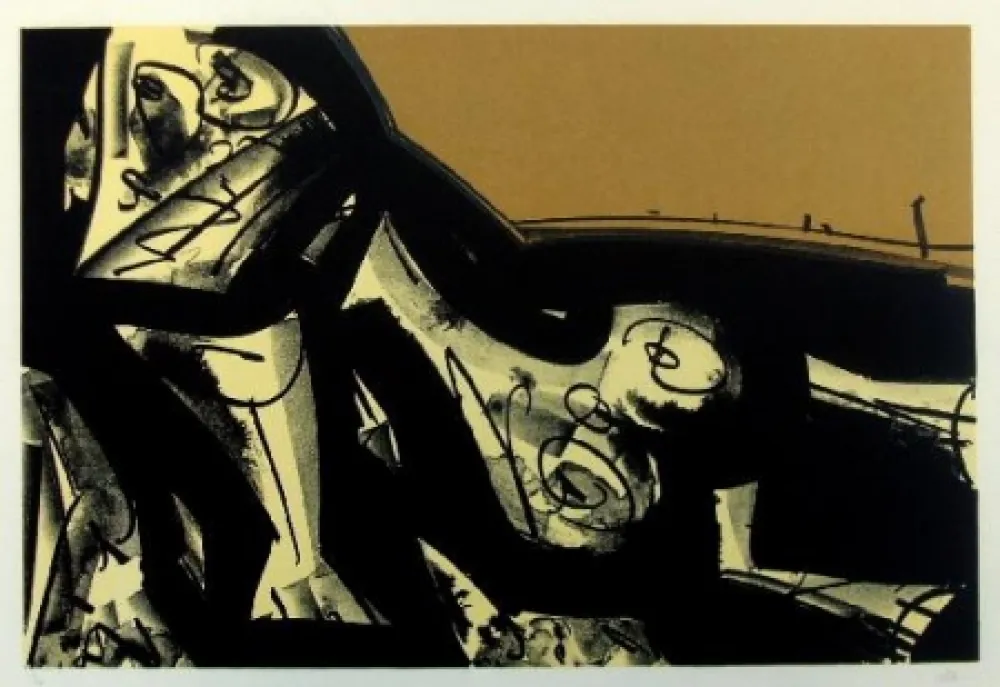 石版画 Saura - Kafka