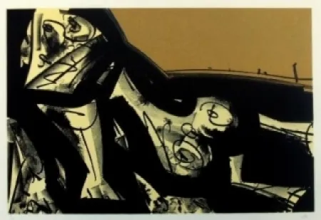 石版画 Saura - Kafka 2