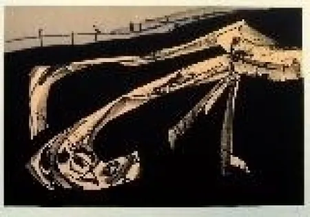 石版画 Saura - Kafka 6