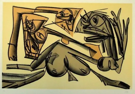 石版画 Saura - Kafka