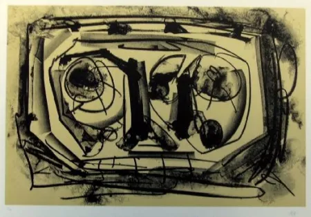 石版画 Saura - Kafka