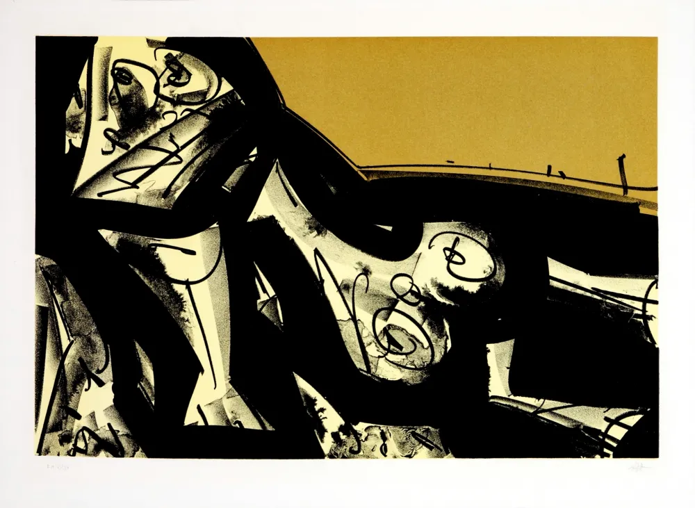 石版画 Saura - Kafka - Tagebücher I