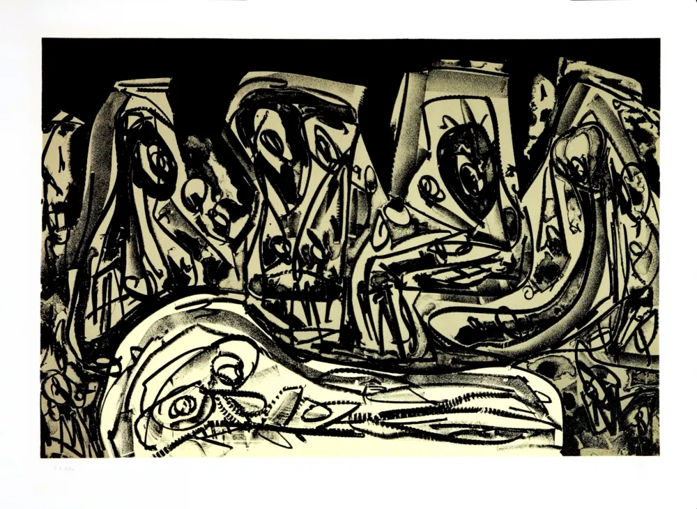 石版画 Saura - Kafka - Tagebücher II