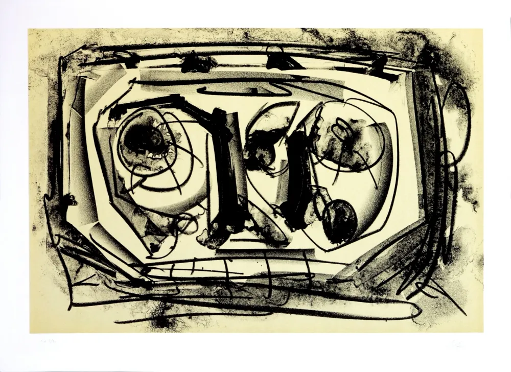 石版画 Saura - Kafka - Tagebücher III