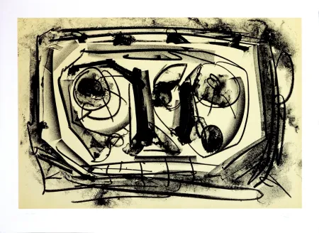 石版画 Saura - Kafka - Tagebücher III