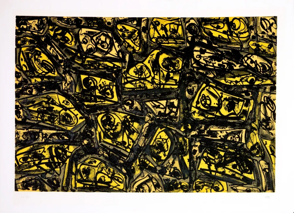 石版画 Saura - Kafka - Tagebücher VII