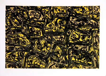 石版画 Saura - Kafka - Tagebücher VII