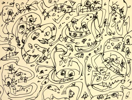 石版画 Saura - L'Avarice