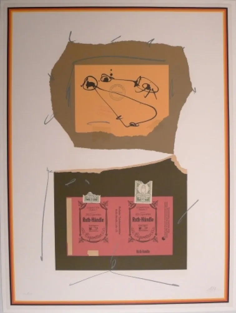 石版画 Saura - Le Jardin des Nations: Gudula