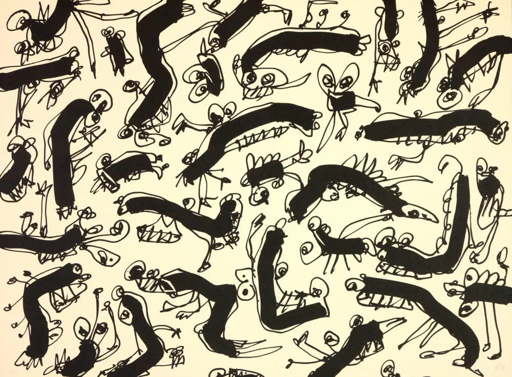 石版画 Saura - L'envie