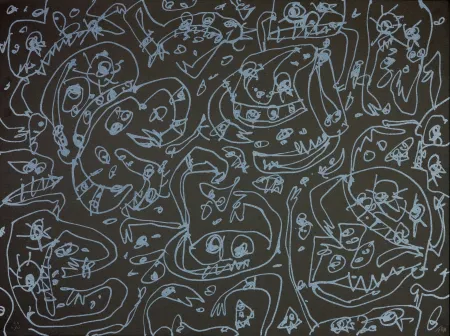 石版画 Saura - Les Sept pêchés capitaux