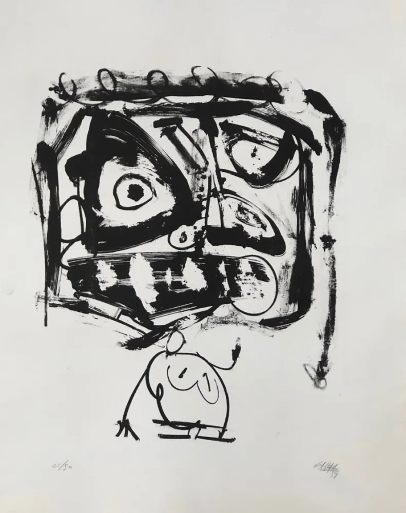 石版画 Saura - Marmondaria 