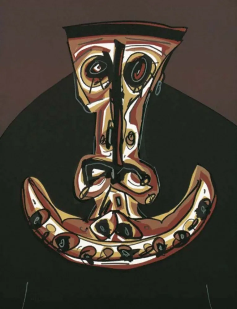 石版画 Saura - Melanchton II