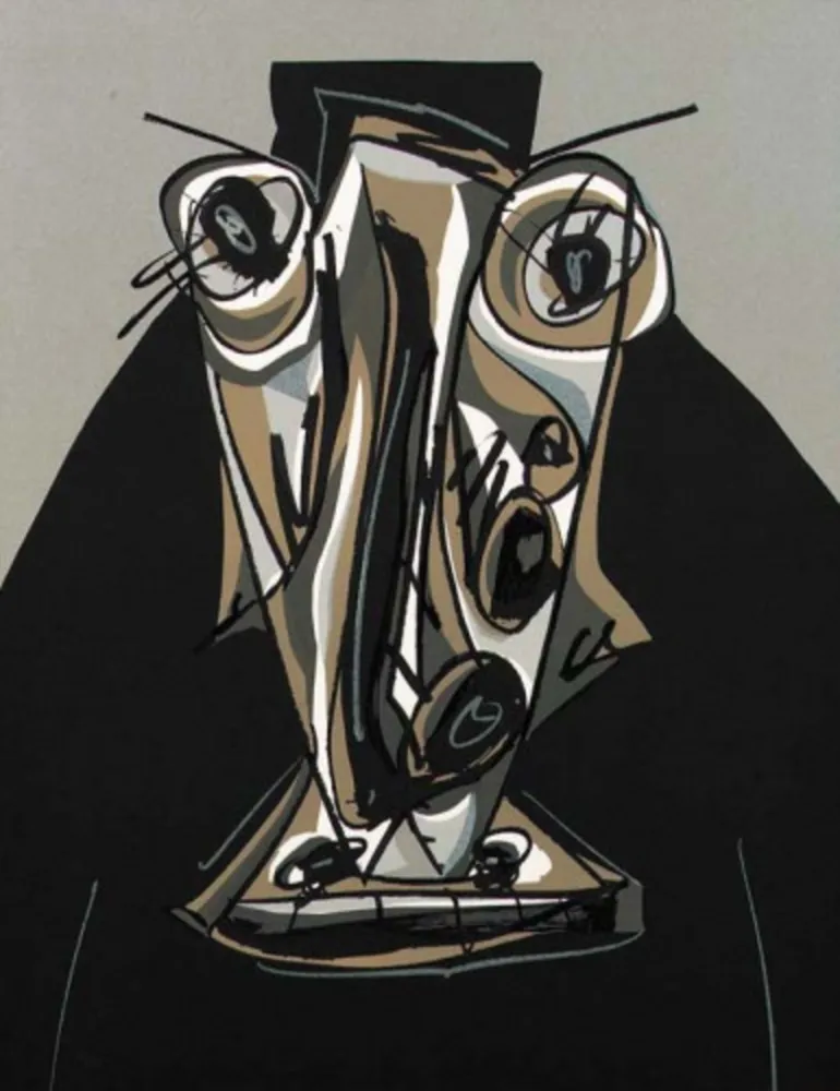 石版画 Saura - Melanchton III