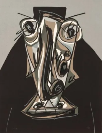 石版画 Saura - Melanchton III