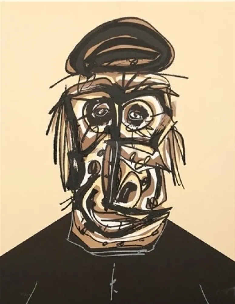 石版画 Saura - Melanchton IV