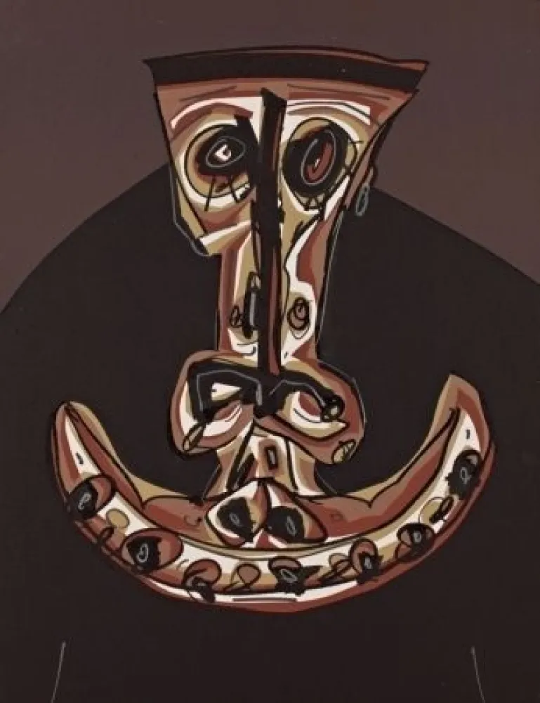 石版画 Saura - Melanchton V